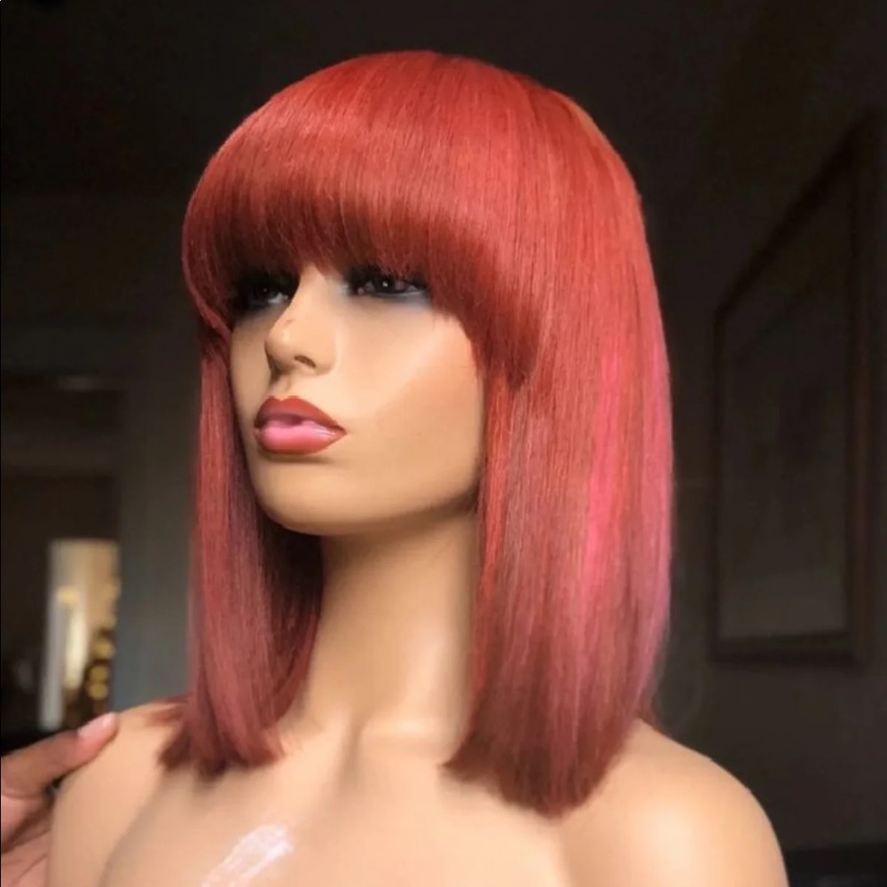 Red Bob Wig